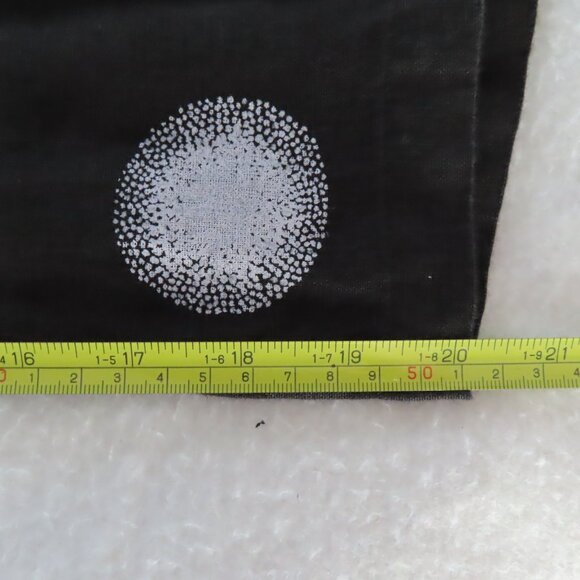 Gudrun Sjoden linen dress big dot circle print XXL - Picture 10 of 13